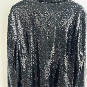 Brand New Charcoal Grey/Black Sequin Jacket